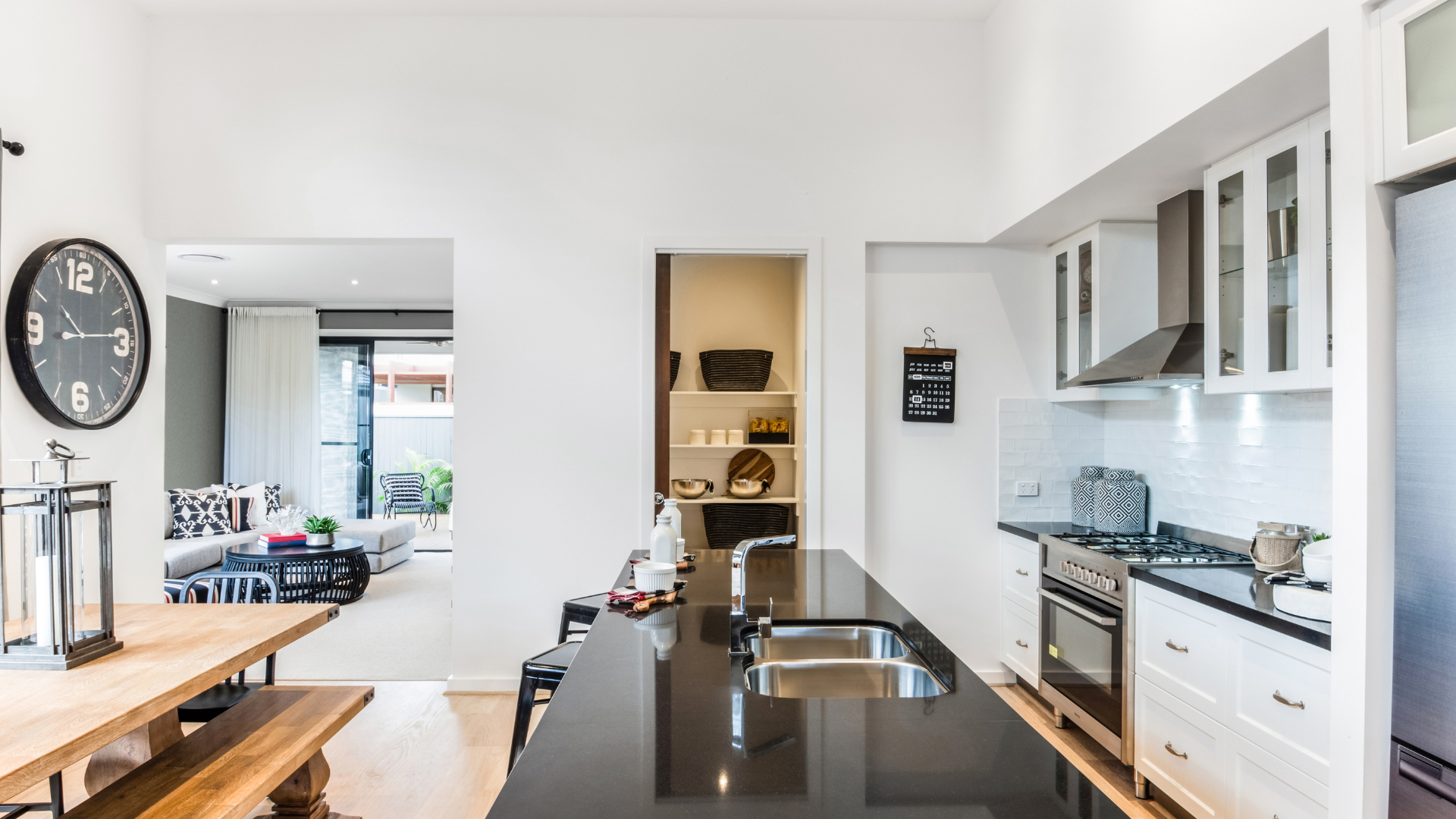 a finished kitchen renovation